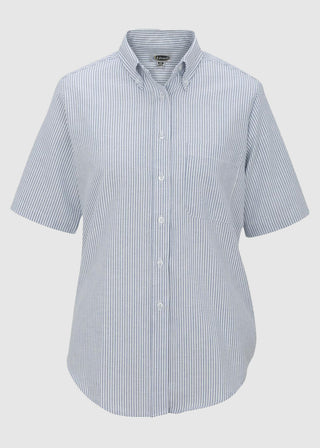 Edwards Women's Short Sleeve Dress Button Down Oxford