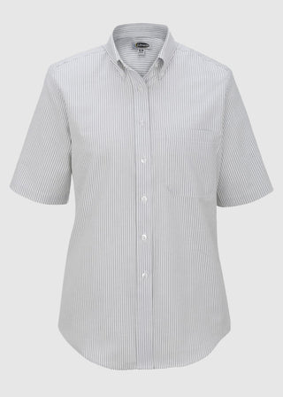 Edwards Women's Short Sleeve Dress Button Down Oxford