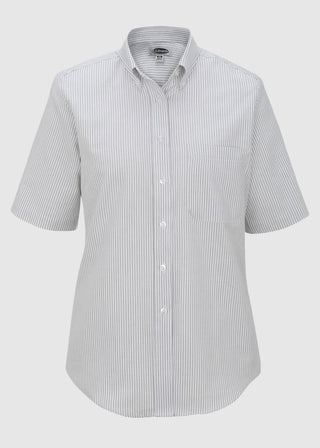 Edwards Women's Short Sleeve Dress Button Down Oxford