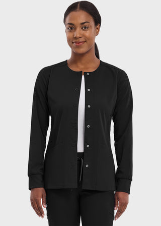 Healing Hands Purple Label Women's Snap Front Daisy Scrub Jacket