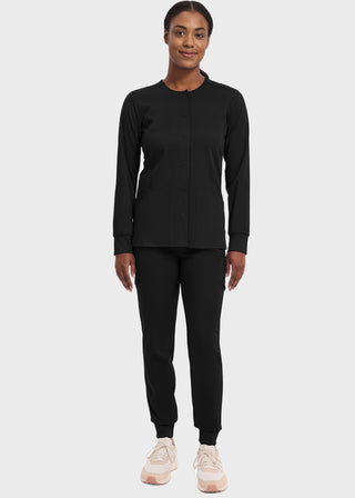 Healing Hands Purple Label Women's Snap Front Daisy Scrub Jacket