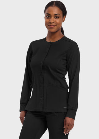 Healing Hands Purple Label Women's Snap Front Daisy Scrub Jacket