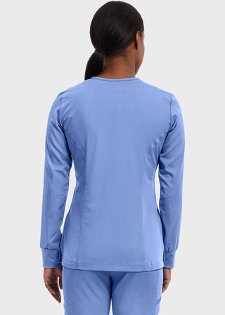 Healing Hands Purple Label Women's Snap Front Daisy Scrub Jacket