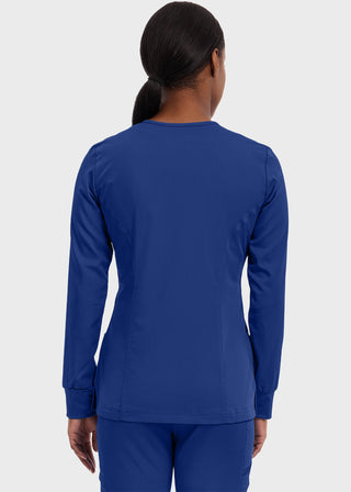 Healing Hands Purple Label Women's Snap Front Daisy Scrub Jacket