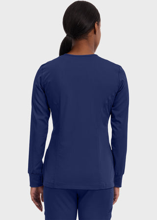 Healing Hands Purple Label Women's Snap Front Daisy Scrub Jacket