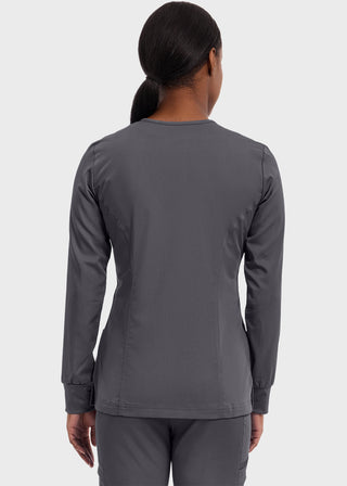 Healing Hands Purple Label Women's Snap Front Daisy Scrub Jacket