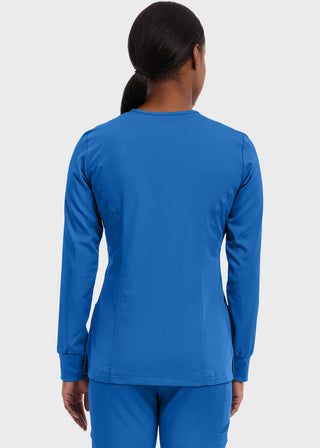 Healing Hands Purple Label Women's Snap Front Daisy Scrub Jacket