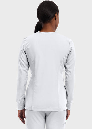 Healing Hands Purple Label Women's Snap Front Daisy Scrub Jacket