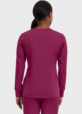 Healing Hands Purple Label Women's Snap Front Daisy Scrub Jacket