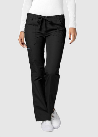 Adar Universal Low-Rise Multipocket Drawstring Straight Leg Pants