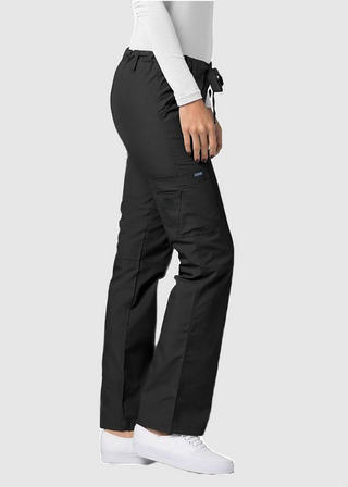 Adar Universal Low-Rise Multipocket Drawstring Straight Leg Pants