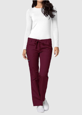 Adar Universal Low-Rise Multipocket Drawstring Straight Leg Pants