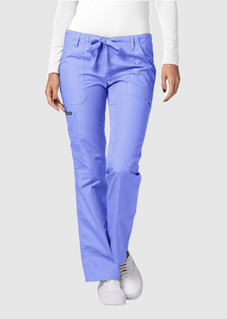 Adar Universal Low-Rise Multipocket Drawstring Straight Leg Pants