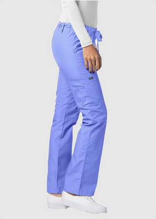 Adar Universal Low-Rise Multipocket Drawstring Straight Leg Pants
