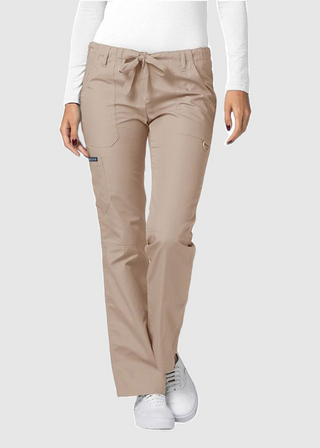 Adar Universal Low-Rise Multipocket Drawstring Straight Leg Pants