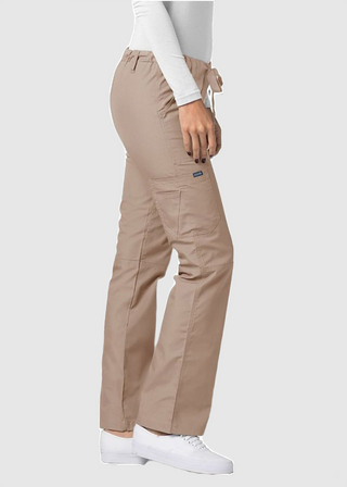 Adar Universal Low-Rise Multipocket Drawstring Straight Leg Pants