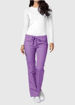 Adar Universal Low-Rise Multipocket Drawstring Straight Leg Pants
