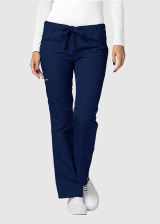 Adar Universal Low-Rise Multipocket Drawstring Straight Leg Pants