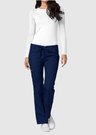 Adar Universal Low-Rise Multipocket Drawstring Straight Leg Pants