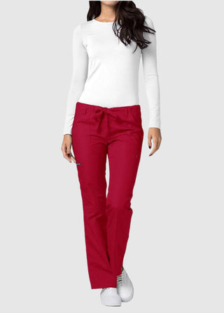 Adar Universal Low-Rise Multipocket Drawstring Straight Leg Pants