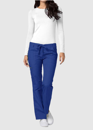 Adar Universal Low-Rise Multipocket Drawstring Straight Leg Pants