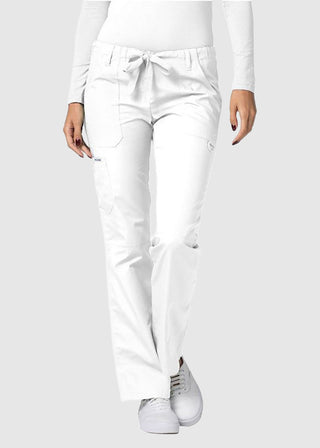 Adar Universal Low-Rise Multipocket Drawstring Straight Leg Pants