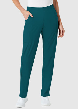 Wink Scrubs W123 Women's Drawstring Waist Flat Front Double Cargo Petite Pant