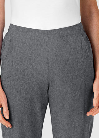 Wink Scrubs W123 Women's Drawstring Waist Flat Front Double Cargo Tall Pant