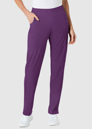 Wink Scrubs W123 Women's Drawstring Waist Flat Front Double Cargo Petite Pant