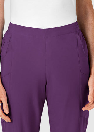 Wink Scrubs W123 Women's Drawstring Waist Flat Front Double Cargo Tall Pant