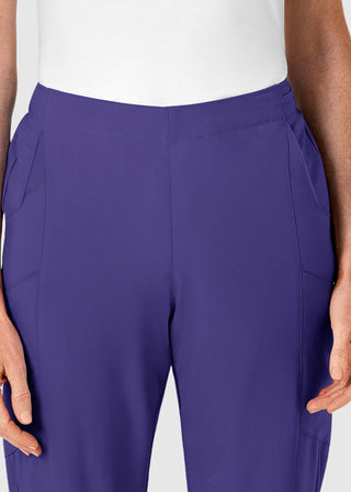 Wink Scrubs W123 Women's Drawstring Waist Flat Front Double Cargo Tall Pant