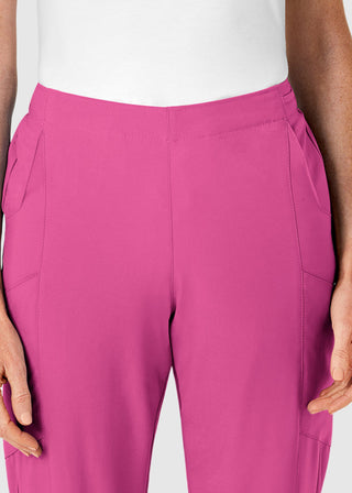 Wink Scrubs W123 Women's Drawstring Waist Flat Front Double Cargo Tall Pant