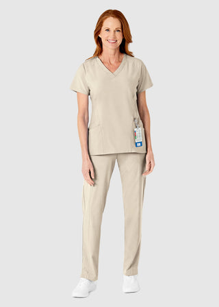 Wink Scrubs W123 Women's Drawstring Waist Flat Front Double Cargo Tall Pant