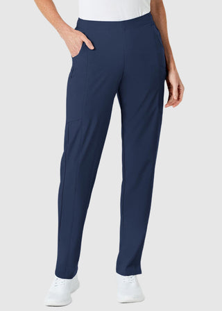 Wink Scrubs W123 Women's Drawstring Waist Flat Front Double Cargo Petite Pant
