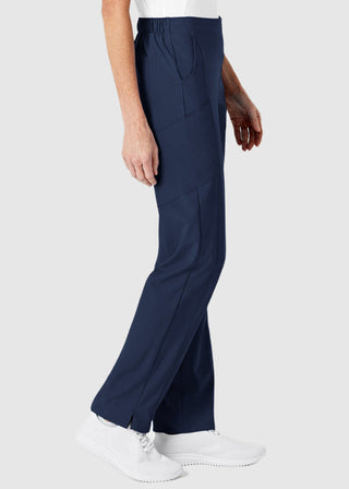 Wink Scrubs W123 Women's Drawstring Waist Flat Front Double Cargo Petite Pant