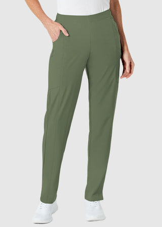 Wink Scrubs W123 Women's Drawstring Waist Flat Front Double Cargo Tall Pant