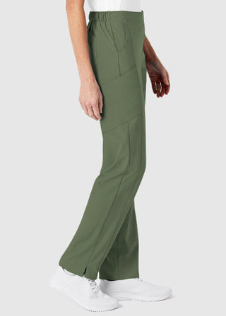 Wink Scrubs W123 Women's Drawstring Waist Flat Front Double Cargo Tall Pant