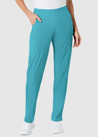 Wink Scrubs W123 Women's Drawstring Waist Flat Front Double Cargo Tall Pant