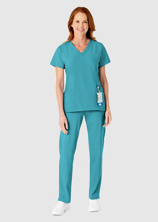 Wink Scrubs W123 Women's Drawstring Waist Flat Front Double Cargo Tall Pant