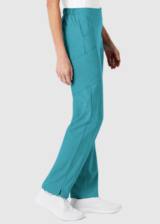 Wink Scrubs W123 Women's Drawstring Waist Flat Front Double Cargo Tall Pant