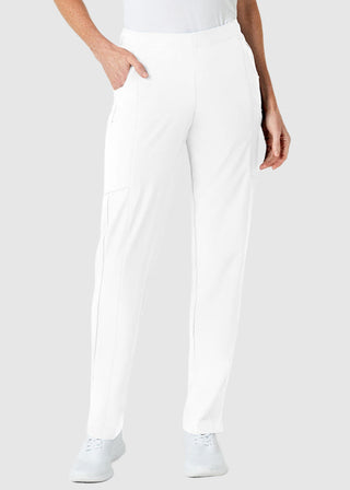 Wink Scrubs W123 Women's Drawstring Waist Flat Front Double Cargo Tall Pant