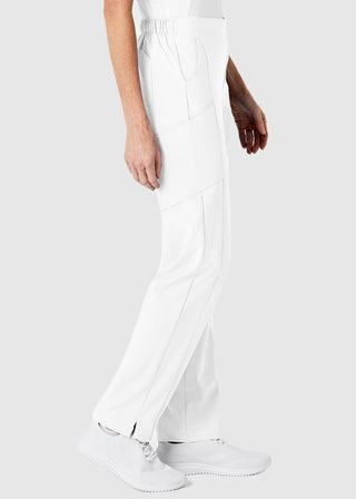 Wink Scrubs W123 Women's Drawstring Waist Flat Front Double Cargo Petite Pant