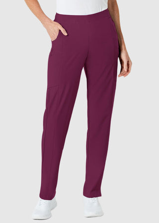 Wink Scrubs W123 Women's Drawstring Waist Flat Front Double Cargo Petite Pant