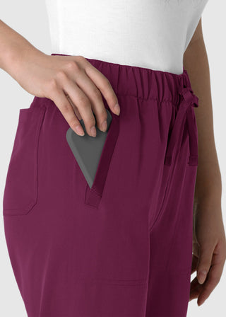 Wink Scrubs Women's Stovepipe High-Low Hem Scrub Petite Pant