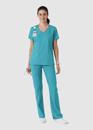 Boundless Women's Bootcut Scrub Petite Pant