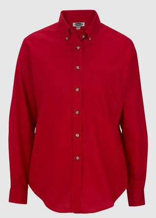 Edwards Women's Easy Care Long Sleeve Poplin Shirt