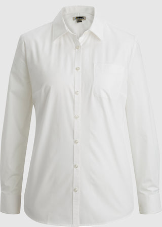 Edwards Women's' Essential Broadcloth Shirt Long Sleeve
