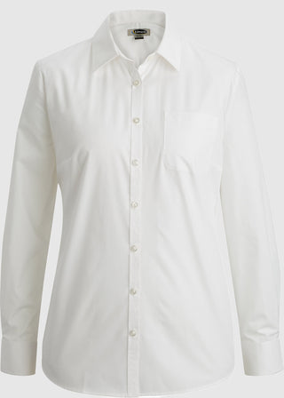 Edwards Women's' Essential Broadcloth Shirt Long Sleeve