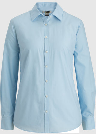 Edwards Women's' Essential Broadcloth Shirt Long Sleeve