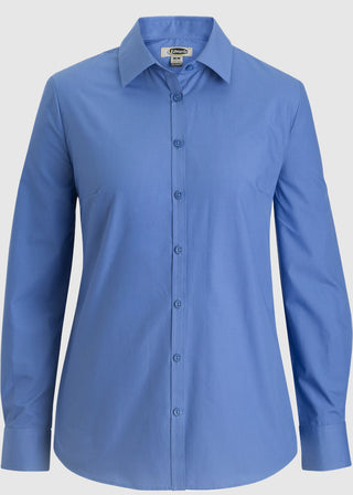 Edwards Women's' Essential Broadcloth Shirt Long Sleeve